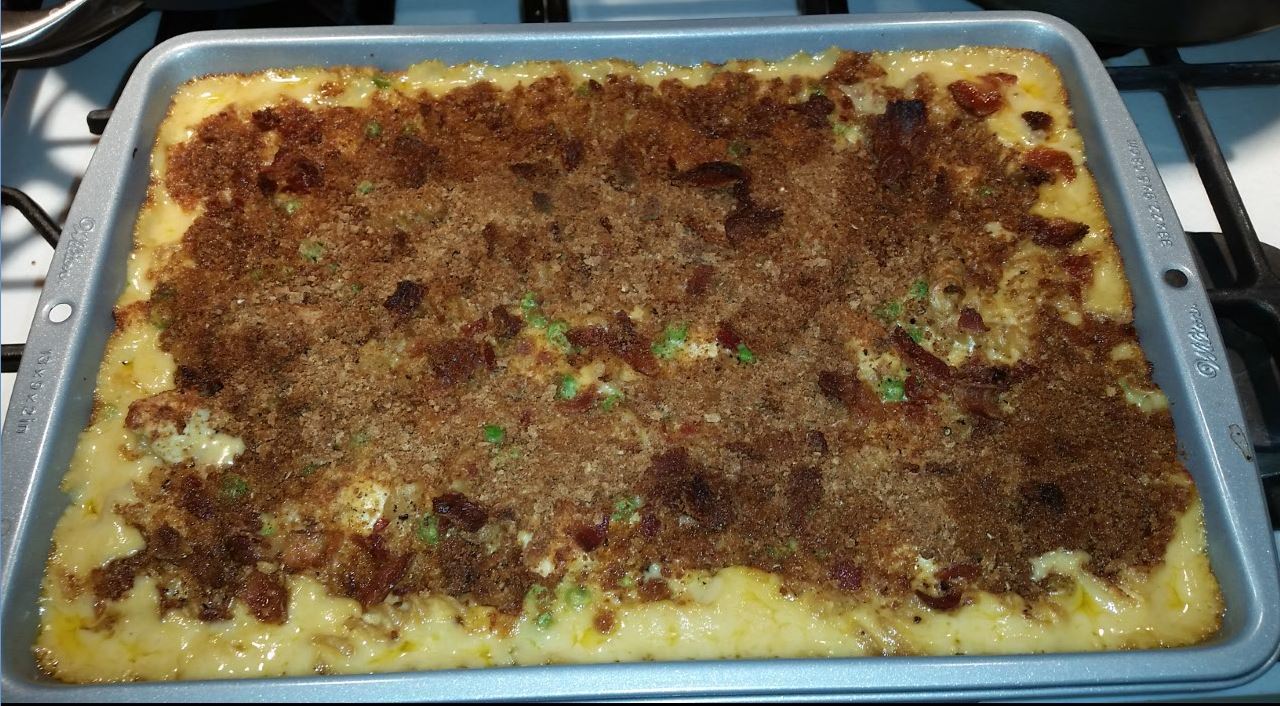 Loaded Mac and Cheese Casserole