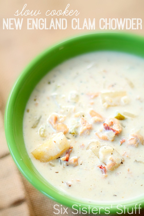 Slow Cooker New England Clam Chowder