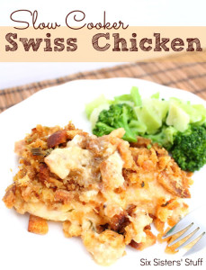 Slow Cooker Swiss Chicken