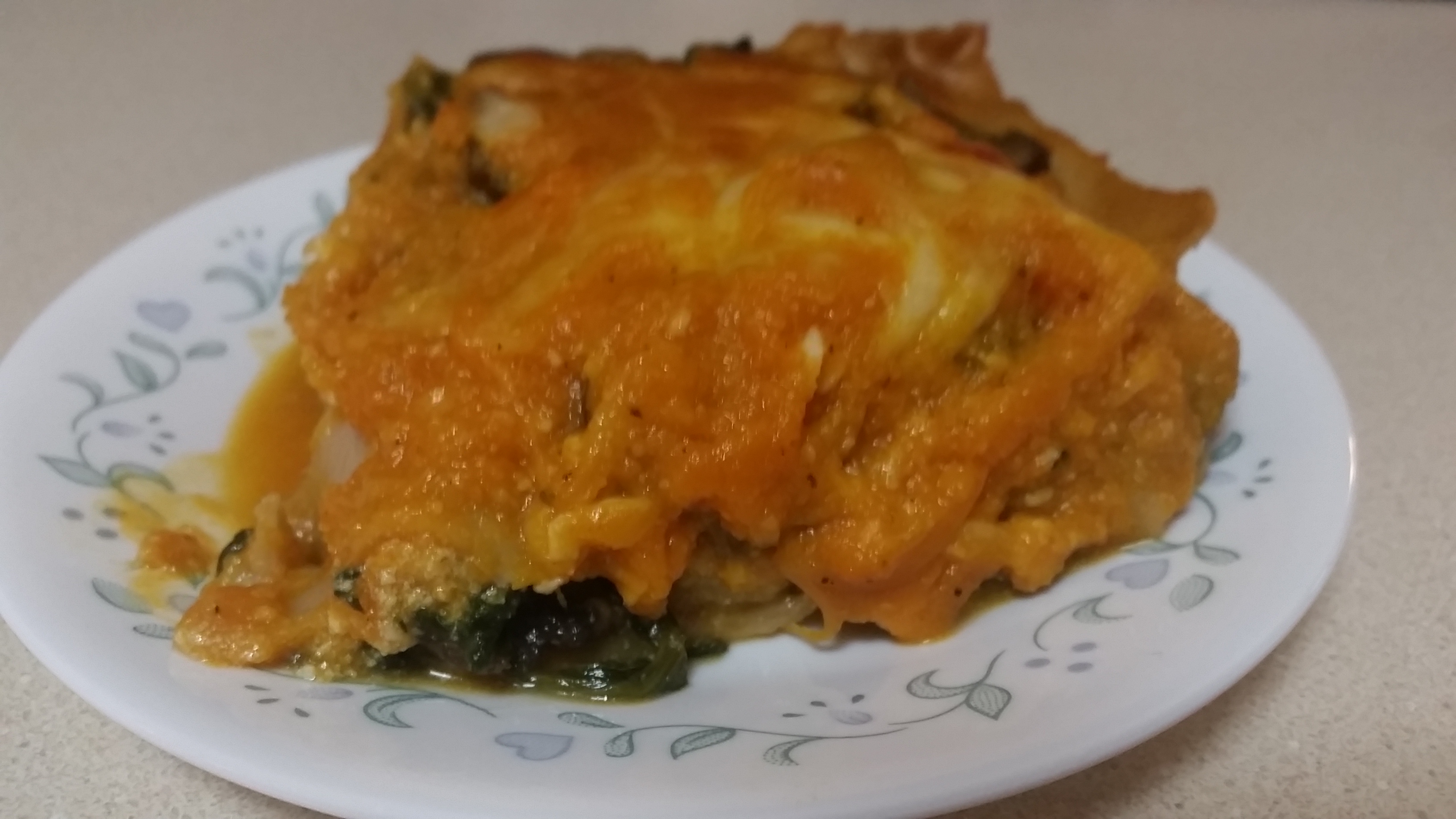 Butternut Squash Bechamel Veggie Lasanga